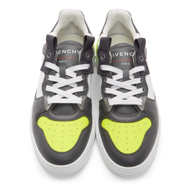 Shop Givenchy Grey Wing Low Sneakers In 009 Grey