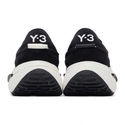 Shop Y-3 Ajatu Run Sneakers In Black/white