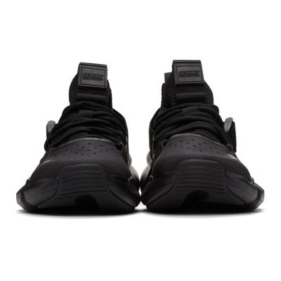 Shop Neil Barrett Black Li-ning Edition Essence 2.3 Sneakers In 01 Black