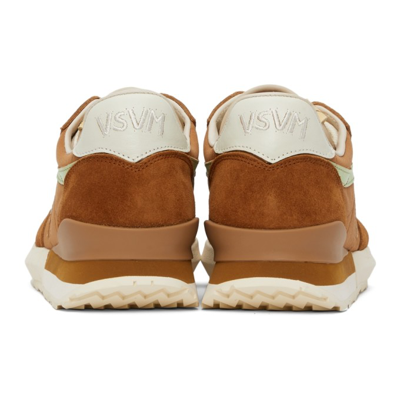 Shop Visvim Suede Fkt Sneakers In Light Brown