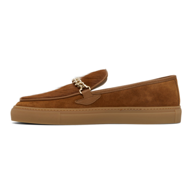 Shop Human Recreational Services Ssense Exclusive Brown Hair Loafers