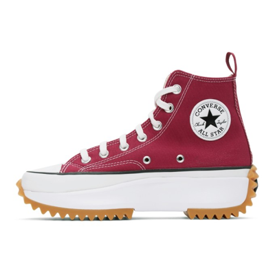 CONVERSE PINK RUN STAR HIKE HIGH SNEAKERS 