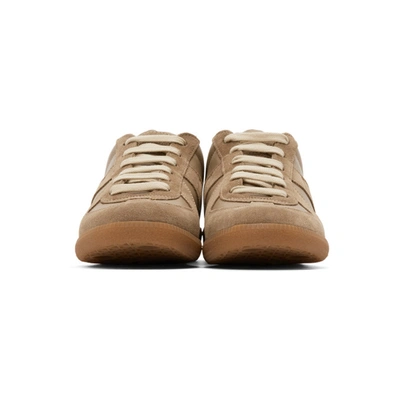 Shop Maison Margiela Beige Replica Sneakers In T2076 Incen