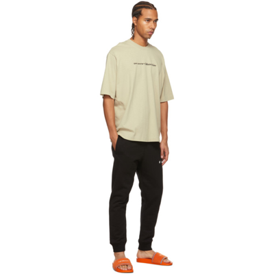 Off-white Orange Towel Logo Slides In Orange/white