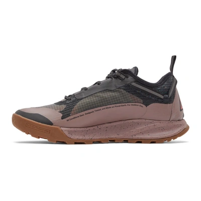 Shop Nike Black & Purple Acg Air Nasu 2 Sneakers In Smokey Mauve/black-u