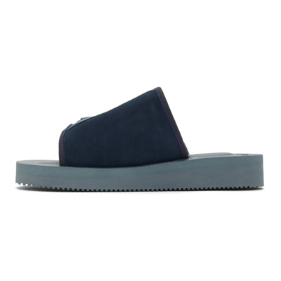 Shop Suicoke Navy Kaw-vs Sandals