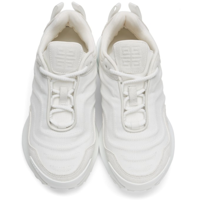Shop Givenchy White Giv 1 Light Runner Sneakers In 100-white
