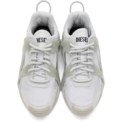 Shop Diesel Grey S-serendipity Mask Sneakers In T8057