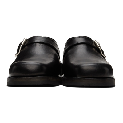 Shop Our Legacy Ssense Exclusive Black Leather Camion Mule Loafers
