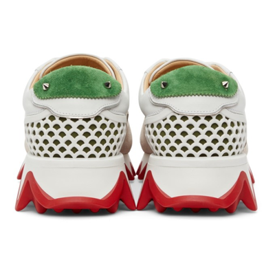 Shop Christian Louboutin Loubishark Sneakers In Wh43 Multicolor