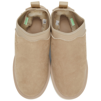 Shop Suicoke Ron-m2ab Mid Loafers In Beige