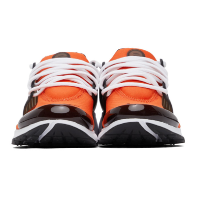 Shop Nike Multicolor Air Presto Sneakers In Orange/black-white