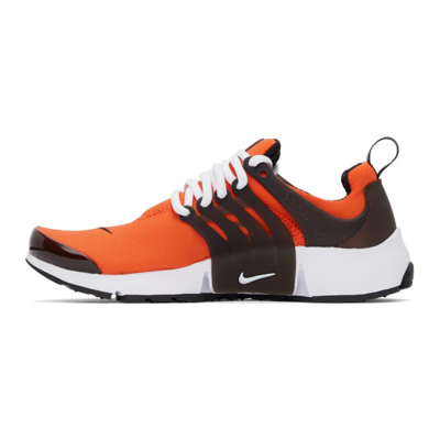Shop Nike Multicolor Air Presto Sneakers In Orange/black-white
