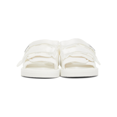 Shop Suicoke White Moto-cab Sandals