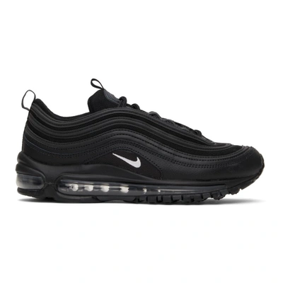 Shop Nike Black Air Max 97 Sneakers In 015 Black/white-anth