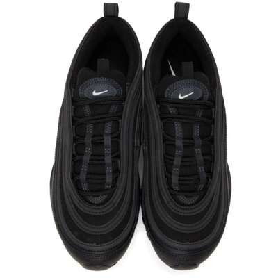 Shop Nike Black Air Max 97 Sneakers In 015 Black/white-anth