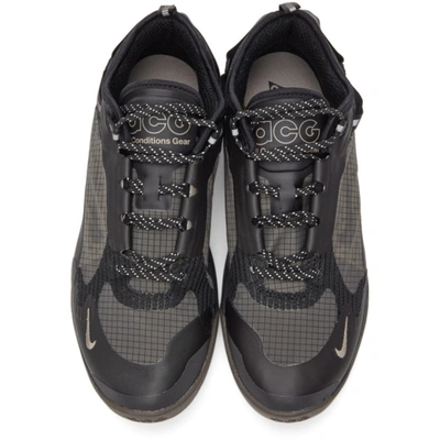 Shop Nike Black Acg Air Nasu 2 Sneakers In Black/black-anthraci
