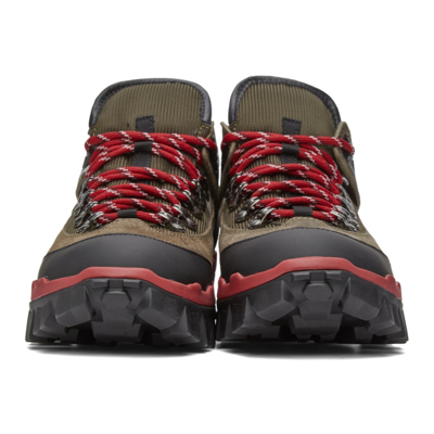 Shop Moncler Brown Henry Hiking Boots In 270 Oatmeal