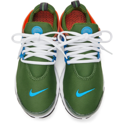 Shop Nike Multicolor Air Presto Sneakers In 300 Forest Green/pho