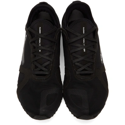Shop Y-3 Black 4d Iow Sneakers In Black/white
