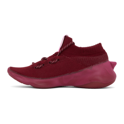 Shop Adidas X Humanrace By Pharrell Williams Ssense Exclusive Burgundy Humanrace Sichona Sneakers In Collegiate