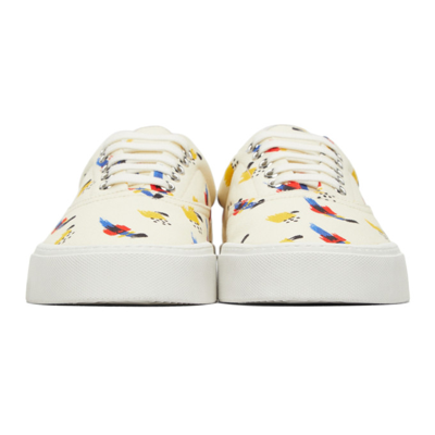 Saint Laurent Multicolor Venice Sneakers In 9060 Off White Multi
