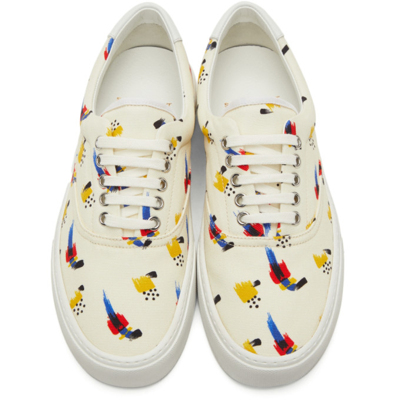 Saint Laurent Multicolor Venice Sneakers In 9060 Off White Multi