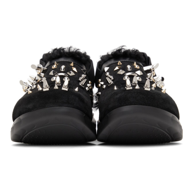 Shop Givenchy Suede & Shearling Marshmallow Clog Loafers In 001-black