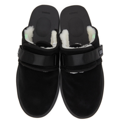 Shop Suicoke Zavo-mab Sandals In Black
