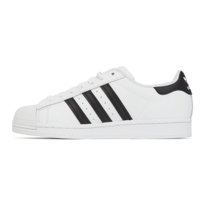 Shop Adidas Originals White Superstar Sneakers In Ftwr White/core Blac