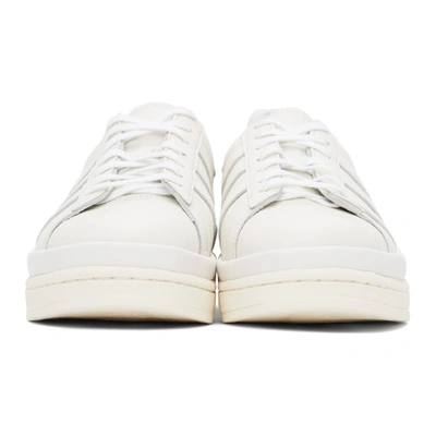 Shop Y-3 White Hicho Sneakers In White/black