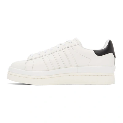 Shop Y-3 White Hicho Sneakers In White/black