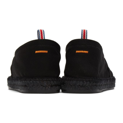 Castaã±er Pablo C-001 Espadrilles In Black Canvas In 100 Negro