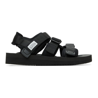 Shop Suicoke Black Kisee-v Sandals