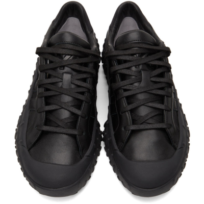 Shop Y-3 Leather Gr. 1p Sneakers In Black