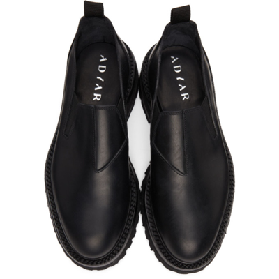 Shop Adyar Ssense Exclusive Black Lazy Loafers