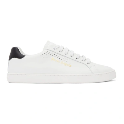 Shop Palm Angels White & Black Palm One Sneakers In White Black