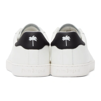 Shop Palm Angels White & Black Palm One Sneakers In White Black