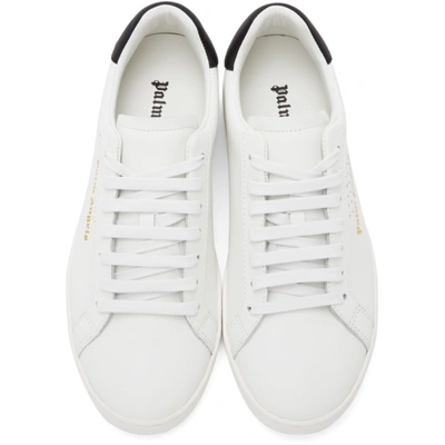 Shop Palm Angels White & Black Palm One Sneakers In White Black