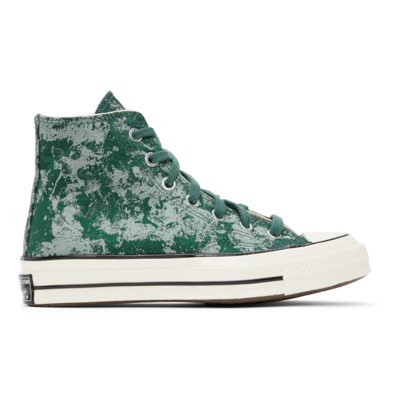 Converse Chuck 70 Hi Surface Fusion Jacquard Sneakers In Forest Pine-green  | ModeSens