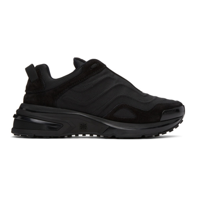 Shop Givenchy Black Giv 1 Light Runner Sneakers In 001-black