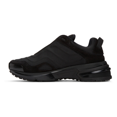 Shop Givenchy Black Giv 1 Light Runner Sneakers In 001-black