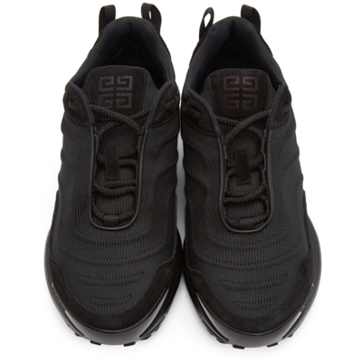 Shop Givenchy Black Giv 1 Light Runner Sneakers In 001-black