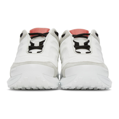 Shop Givenchy White Giv 1 Light Runner Sneakers In 092-grey/white/red