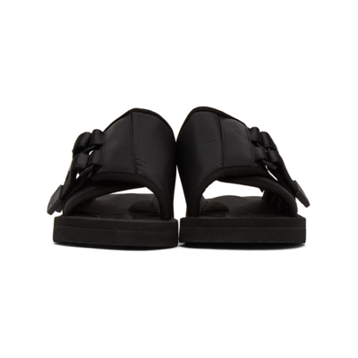 Shop Suicoke Black Kaw-cab Sandals