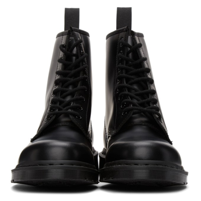 Shop Dr. Martens' Black 1460 Mono Smooth Leather Boots