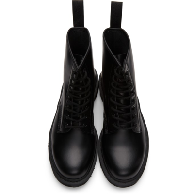 Shop Dr. Martens' Black 1460 Mono Smooth Leather Boots