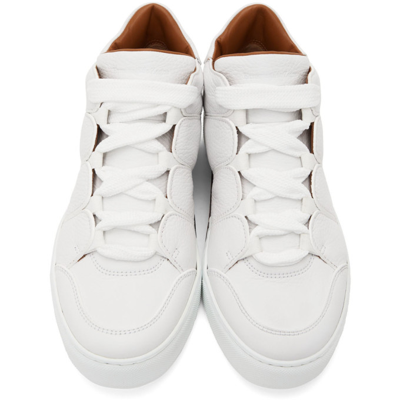 Shop Ermenegildo Zegna Tiziano Sneakers In Bia Off