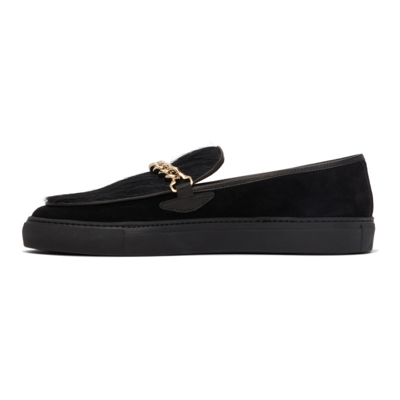 Shop Human Recreational Services Ssense Exclusive Black Hair Loafers