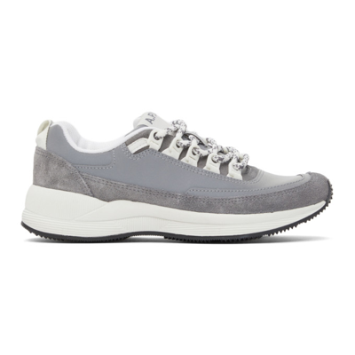 Shop Apc Grey Reflective Jay Sneakers In Rab Argent